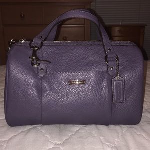 COACH Authentic all Leather Gray Satchel